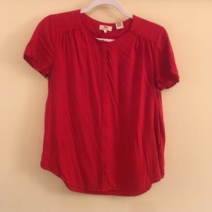 Classy red blouse